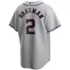 Men Houston Astros Gray MLB Jersey - uafactory