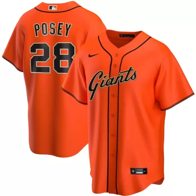 Men San Francisco Giants Orange Alternate MLB Jersey - uafactory