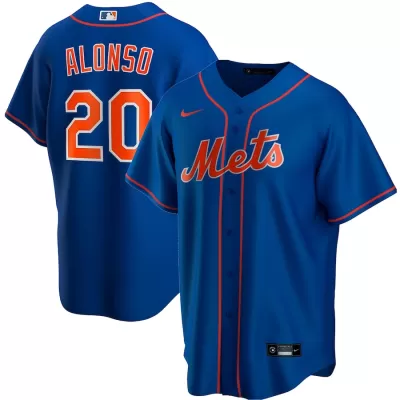 Men New York Mets Royal Alternate MLB Jersey - uafactory