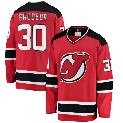 Men New Jersey Devils Brodeur #30 NHL Jersey - uafactory