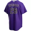 Men Colorado Rockies Purple Alternate MLB Jersey - uafactory