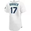 Men Seattle Mariners Home White MLB Jersey - uafactory