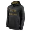 Men Seattle Seahawks Black NFL Hoodie 2020 - uafactory