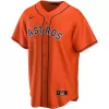 Men Houston Astros Orange Alternate Custom MLB Jersey - uafactory