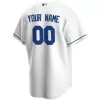 Men Kansas City Royals Home White Custom MLB Jersey - uafactory