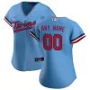 Women Minnesota Twins Blue Alternate Custom MLB Jersey - uafactory