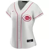 Women Cincinnati Reds Home White Custom MLB Jersey - uafactory