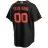 Men San Francisco Giants Black Alternate Custom MLB Jersey - uafactory