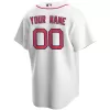 Men Boston Red Sox Home White Custom MLB Jersey - uafactory