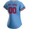 Women Minnesota Twins Blue Alternate Custom MLB Jersey - uafactory