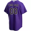 Men Colorado Rockies Purple Alternate Custom MLB Jersey - uafactory