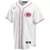 Men Cincinnati Reds Home White Custom MLB Jersey - uafactory