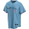 Men Toronto Blue Jays Light Blue Alternate Custom MLB Jersey - uafactory