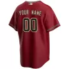 Men Arizona Diamondbacks Red Alternate Custom MLB Jersey - uafactory