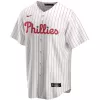 Men Philadelphia Phillies Home White&Red Custom MLB Jersey - uafactory