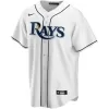 Men Tampa Bay Rays White Custom MLB Jersey - uafactory