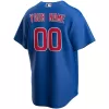 Men Chicago Cubs Royal Alternate Custom MLB Jersey - uafactory