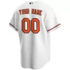 Men Baltimore Orioles Home White Custom MLB Jersey - uafactory