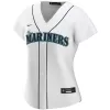 Women Seattle Mariners Home White Custom MLB Jersey - uafactory