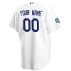 Men Los Angeles Dodgers Home White Custom MLB Jersey - uafactory