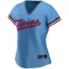 Women Minnesota Twins Blue Alternate Custom MLB Jersey - uafactory