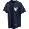 Men New York Yankees Navy Alternate Custom MLB Jersey - uafactory