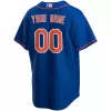 Men New York Mets Royal Alternate Custom MLB Jersey - uafactory