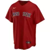 Men Boston Red Sox Red Alternate Custom MLB Jersey - uafactory