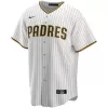 Men San Diego Padres Home White&Brown Custom MLB Jersey - uafactory