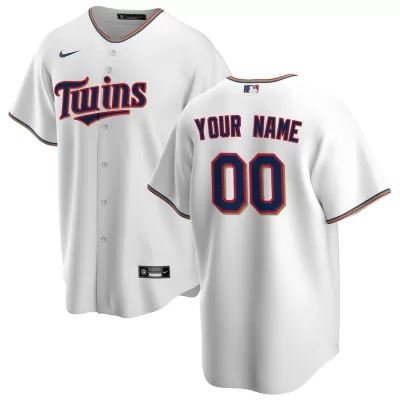 Men Minnesota Twins Home White Custom MLB Jersey - uafactory