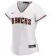 Women Arizona Diamondbacks Home White Custom MLB Jersey - uafactory