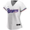 Women Texas Rangers Home White Custom MLB Jersey - uafactory