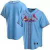 Men St. Louis Cardinals Light Blue Alternate Custom MLB Jersey - uafactory