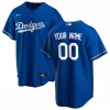 Men Los Angeles Dodgers Royal Alternate Custom MLB Jersey - uafactory