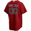 Men Boston Red Sox Red Alternate Custom MLB Jersey - uafactory