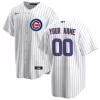 Men Chicago Cubs Home White&Royal Custom MLB Jersey - uafactory