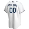 Men Tampa Bay Rays White Custom MLB Jersey - uafactory