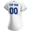 Women Kansas City Royals Home White Custom MLB Jersey - uafactory