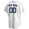 Men Detroit Tigers Home White Custom MLB Jersey - uafactory