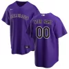 Men Colorado Rockies Purple Alternate Custom MLB Jersey - uafactory