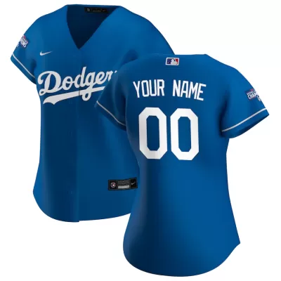 Women Los Angeles Dodgers Royal Alternate Custom MLB Jersey - uafactory