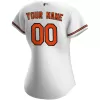 Women Baltimore Orioles Home White Custom MLB Jersey - uafactory