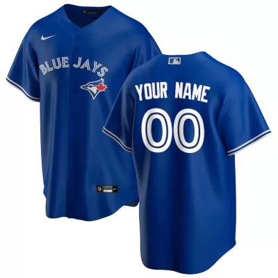 Men Toronto Blue Jays Royal Alternate Custom MLB Jersey - uafactory