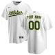 Men Oakland Athletics Home White Custom MLB Jersey - uafactory