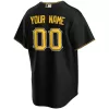 Men Pittsburgh Pirates Black Alternate Custom MLB Jersey - uafactory