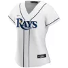 Women Tampa Bay Rays Home White Custom MLB Jersey - uafactory