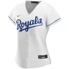 Women Kansas City Royals Home White Custom MLB Jersey - uafactory