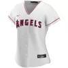 Women Los Angeles Angels Home White Custom MLB Jersey - uafactory