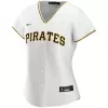 Women Pittsburgh Pirates Home White Custom MLB Jersey - uafactory