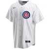 Men Chicago Cubs Home White&Royal Custom MLB Jersey - uafactory